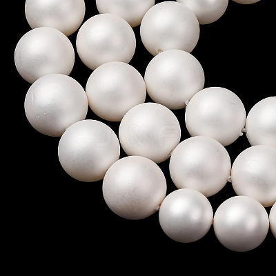 Electroplated Shell Pearl Graduated Beads Strands SH-CBA8E5B-02-1