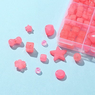 Mixed Shapes Imitation Jelly Acrylic Beads MACR-FS0001-29-1