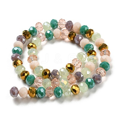 Glass Beads Strands EGLA-A034-M8mm-17-1