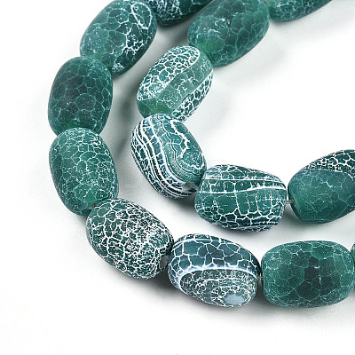 Natural Weathered Agate Beads Strands G-N344-42C-1