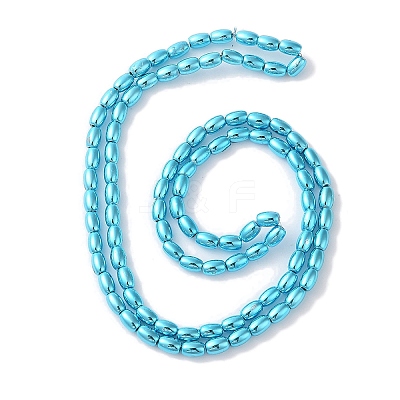 Electroplate Beads Strands X-EGLA-H104-02D-1