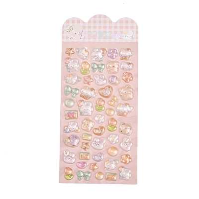 Epoxy Resin 3D Puffy Stickers DIY-G122-01K-1