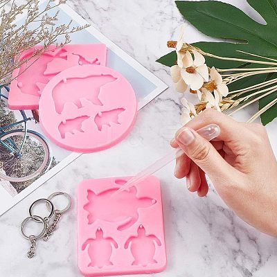 DIY Animal Theme Keychain Making Kits DIY-OC0001-52-1
