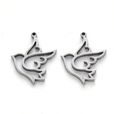 Tarnish Resistant 304 Stainless Steel Pendants X-STAS-N092-41-1