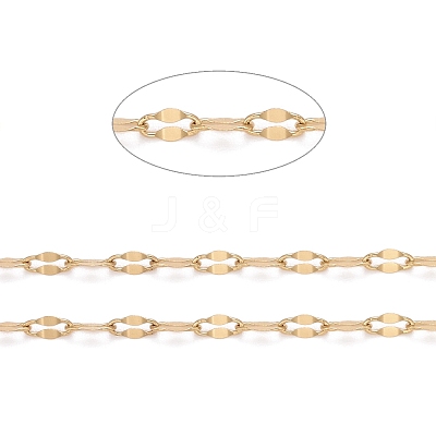 3.28 Feet PVD Vacuum Plating 304 Stainless Steel Dapped Chains X-CHS-F011-15B-G-1