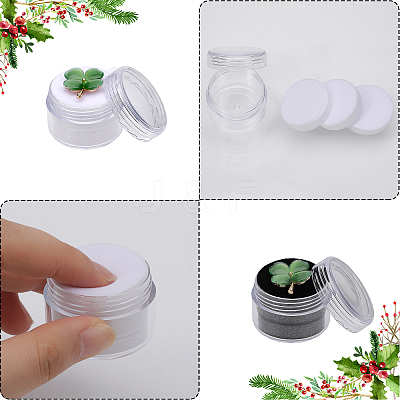2 Colors Column Plastic Loose Diamond Gemstone Storage Boxes CON-CA0001-021A-1