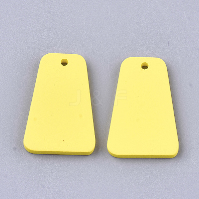 Spray Painted Acrylic Pendants ACRP-S675-06B-1