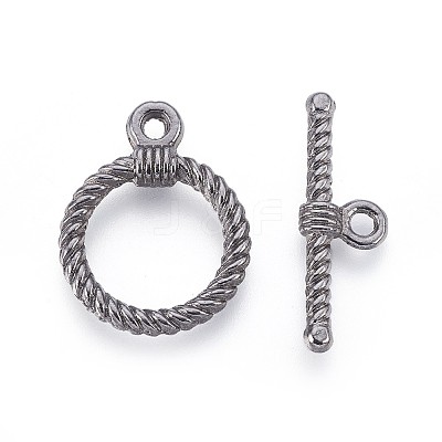 Alloy Toggle Clasps X1-PALLOY-F178-01B-1