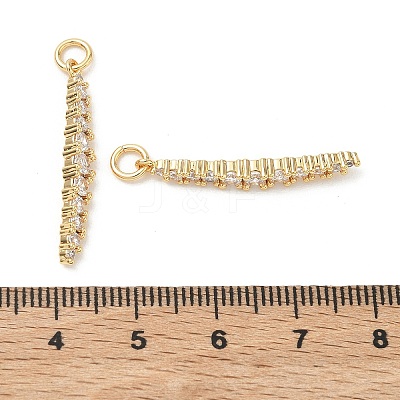 SHEGRACE Brass Micro Pave Cubic Zirconia Pendants XGRQ3D897-502G-1