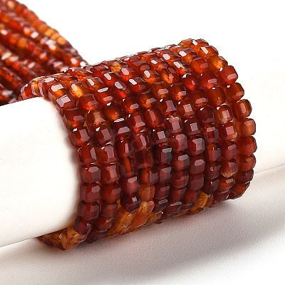 Natural Carnelian Beads Strands G-Q002-C01-02-1
