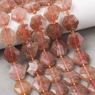 Natural Strawberry Quartz Beads Strands G-H344-A04-01-1