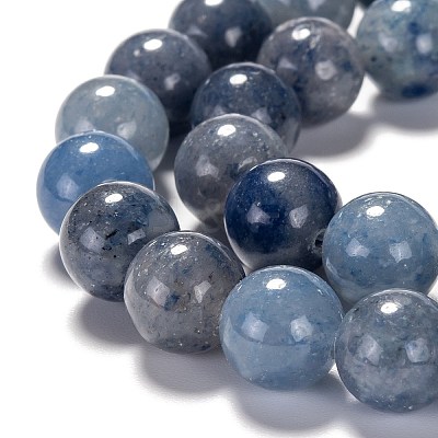 Dyed & Heated Natural Blue Aventurine Beads X1-G-F380-6mm-1
