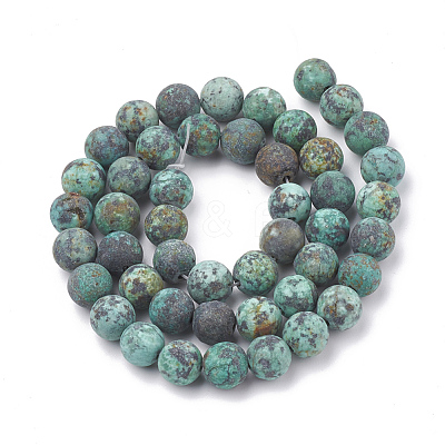 Natural African Turquoise(Jasper) Beads Strands X-G-T106-205-1