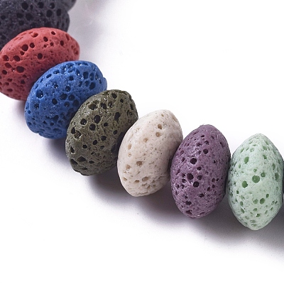 Natural Lava Rock Beads Strands G-L545-B-01-1