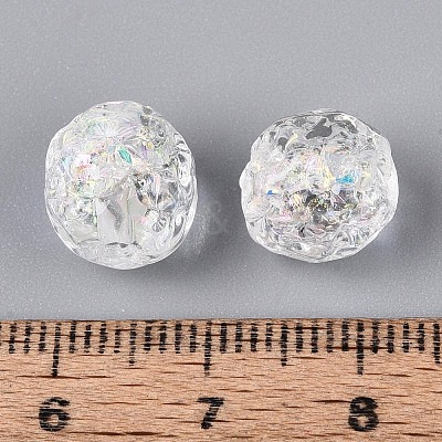 Handmade Foil Glass Beads Strands FOIL-N033-03E-1