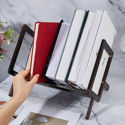 Wood Desktop Bookshelf ODIS-WH0030-313A-02-1