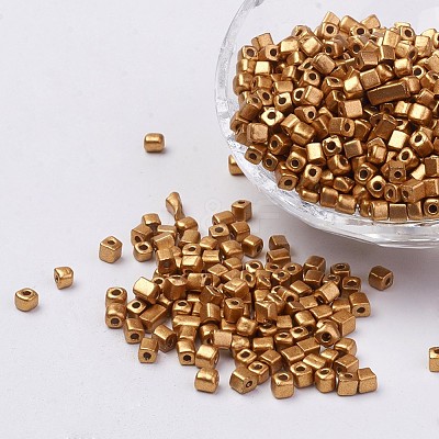 Baking Paint Glass Glass Seed Beads SEED-R026-C01-1