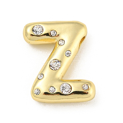 Brass Micro Pave Clear Cubic Zirconia Pendants KK-E093-04G-Z-1