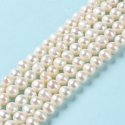 Natural Cultured Freshwater Pearl Beads Strands PEAR-E018-74-1
