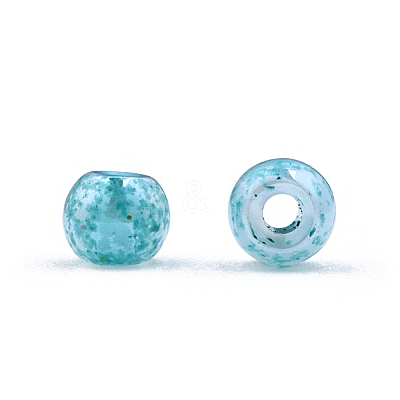 6/0 Imitation Jade Glass Seed Beads SEED-N004-006-20-1