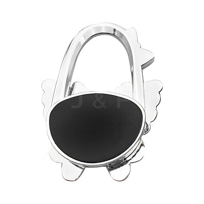 Glitter Butterfly Zinc Alloy Crystal Rhinestone Bag Hanger BAGH-F001-A17-1