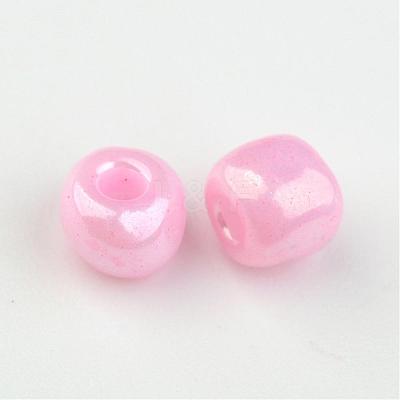 6/0 Opaque Colours Round Glass Seed Beads X-SEED-A010-4mm-55-1