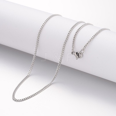 Non-Tarnish 304 Stainless Steel Necklace X-MAK-K004-11P-1