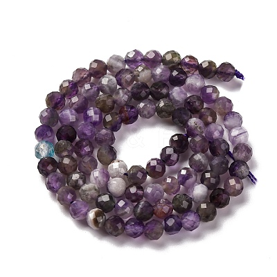 Natural Amethyst Beads Strands G-L581A-001B-1