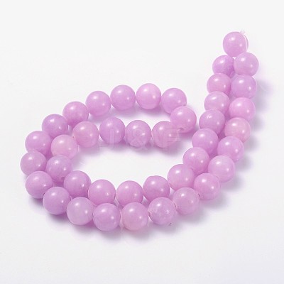 Natural Yellow Jade Beads Strands JBR10mm-9-1