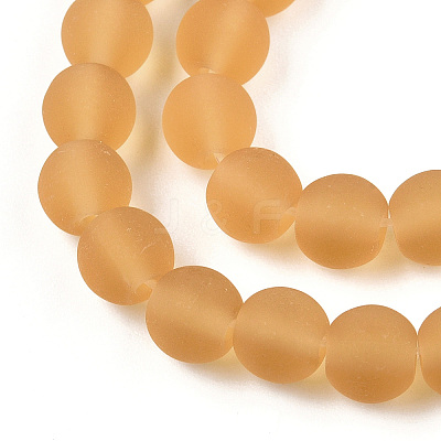 Transparent Glass Beads Strands GLAA-T032-T6mm-MD08-1