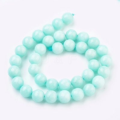 Natural Malaysia Jade Beads Strands X-G-K288-6mm-13-1