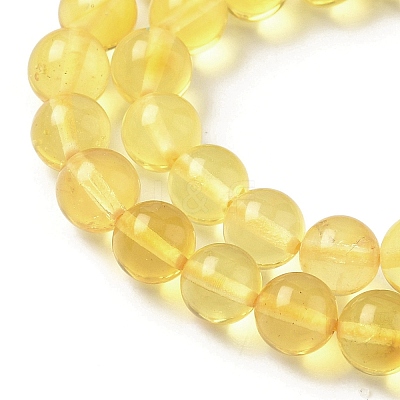 Natural Amber Beads Strands G-L095-B01-5mm-01-1