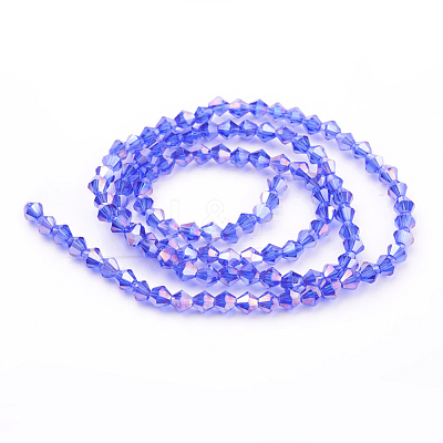 Glass Beads Strands EGLA-S056-02-1