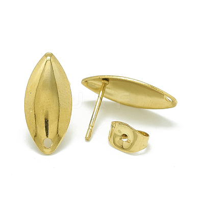 304 Stainless Steel Stud Earring Findings STAS-Q225-14G-1