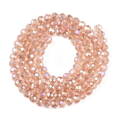 Electroplate Glass Beads Strands LS-EGLA-A044-T4mm-B21-1