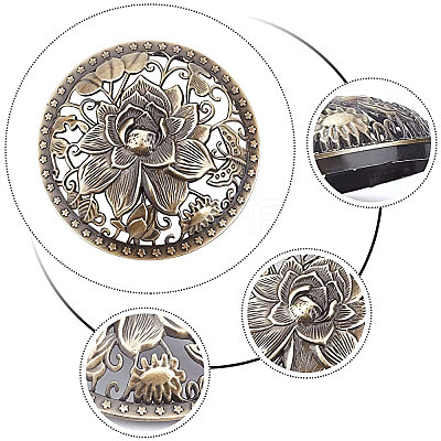 Alloy Incense Burner Cover AJEW-WH0244-03AB-1