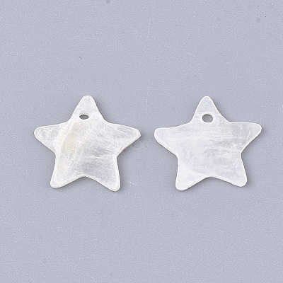 Capiz Shell Charms LS-X-SHEL-T012-24-1