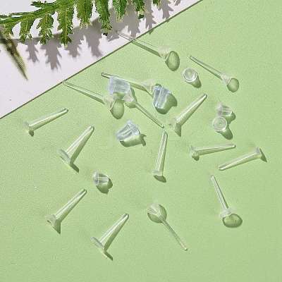 Plastic Stud Earring Findings KY-PH0007-25-1