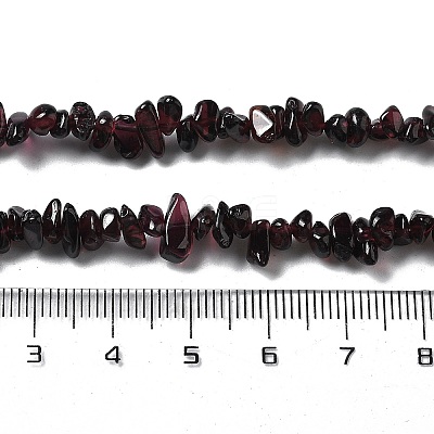 Natural Supper 7 Rutilated Quartz Chip Beaded Necklaces for Men Women NJEW-G159-01N-1