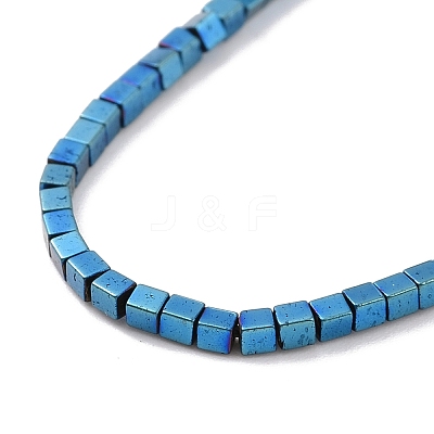 Electroplated Non-magnetic Synthetic Hematite Beads Strands G-G862-03B-1