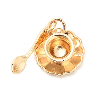Journey Theme Brass Pendants KK-K301-01A-G-1