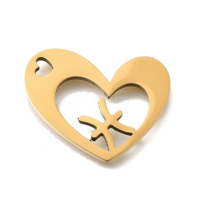 201 Stainless Steel Pendants STAS-A116-01G-12-1