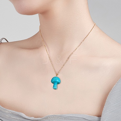 7Pcs 7 Colors Natural Quartz Pendants G-SZ0002-21-1
