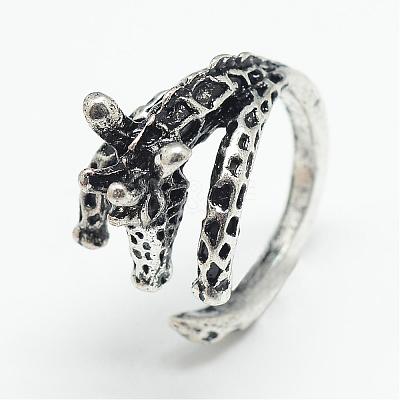 Adjustable Alloy Cuff Finger Rings RJEW-S038-037-1