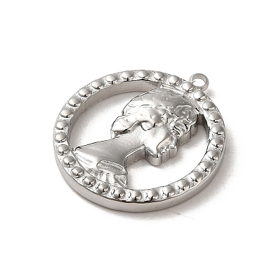 Non-Tarnish 304 Stainless Steel Pendants STAS-L022-315P-1