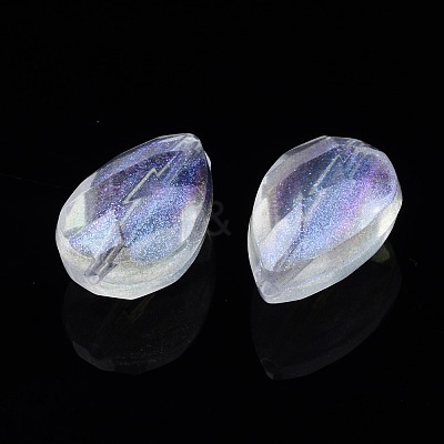 Transparent Acrylic Beads X-OACR-N008-102-1