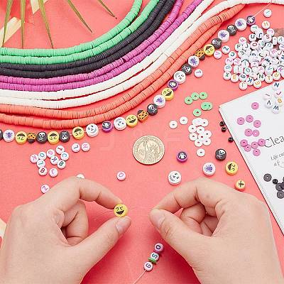 DIY Halloween Theme Jewelry Making Finding Kit DIY-AR0003-47-1
