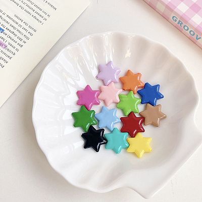 Opaque Acrylic Beads OACR-E025-10-1
