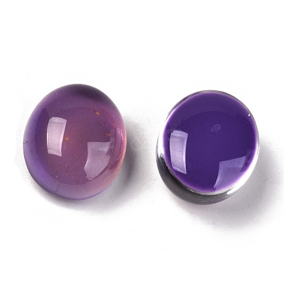 Glass Cabochons GLAA-R218-04-1