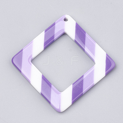 Resin Pendants CRES-T008-34B-1